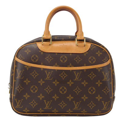 Troville, &pound;650, Handbags, Brown, Canvas, Front view